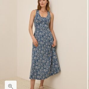 NEW Pact Fit & Flare Open Back Dress